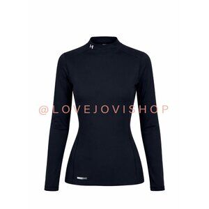 Athleisure | Under Armour Black Long Sleeve Fitted Thermal Base Layer Tee | Sm
